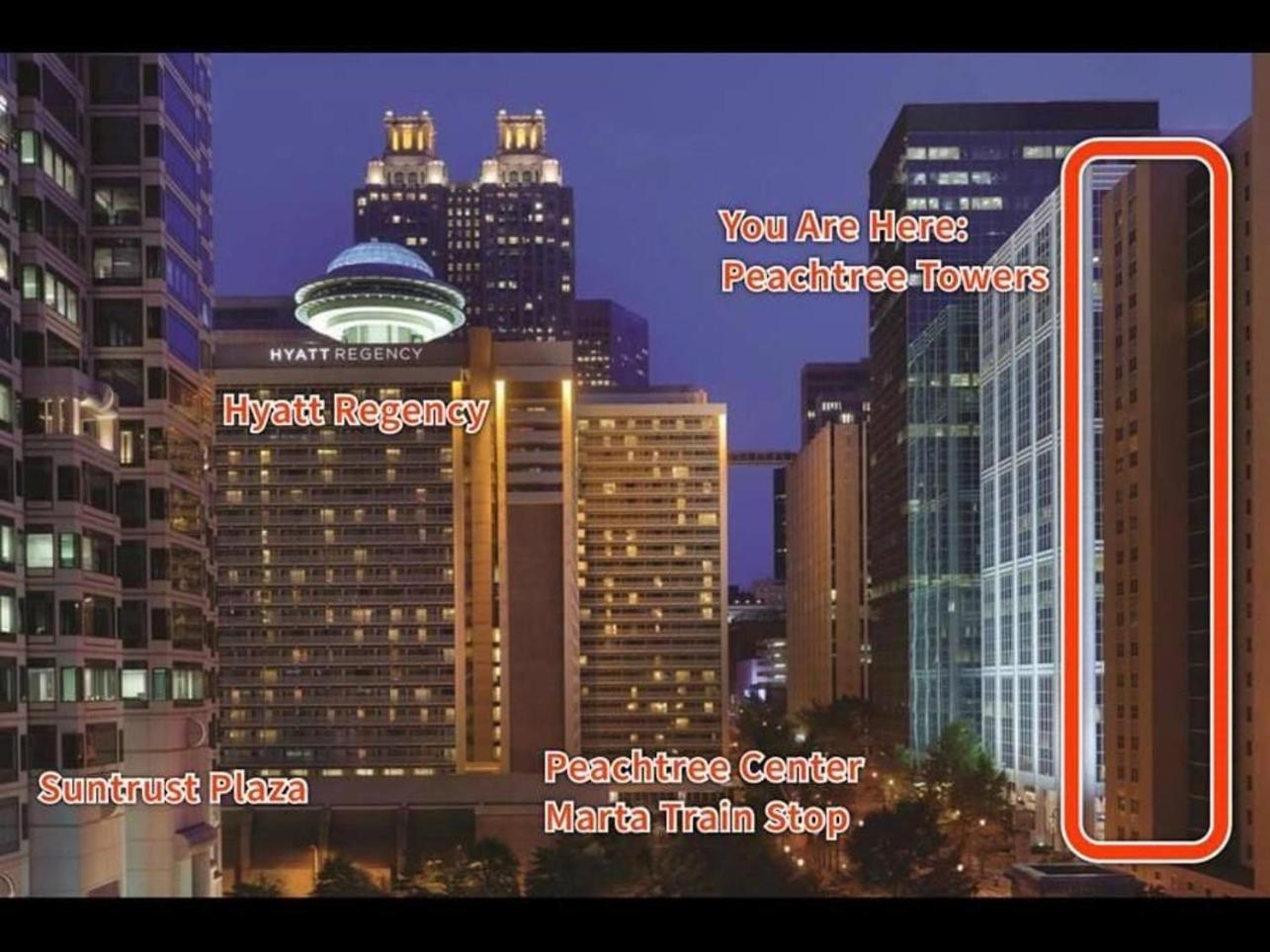 Stayatl High Rise Condo Downtown Atl With Views Atlanta Luaran gambar